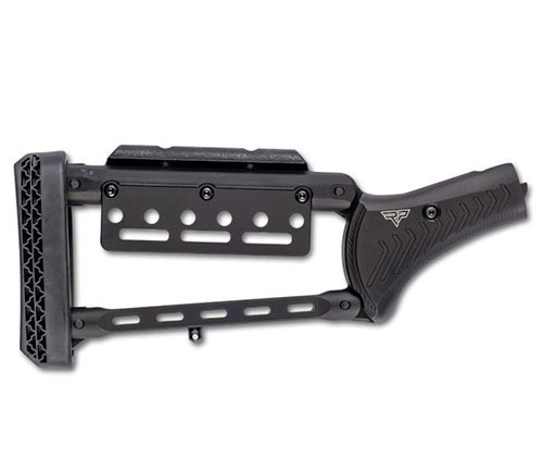 Rossi 95 Lever Stock to lekka i trwała kolba z anodowanego aluminium 6061, z regulowaną wysokością policzka i 6-pozycyjnym systemem redukcji odrzutu.